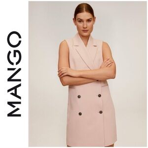 MANGO Double buttoned blazer dress